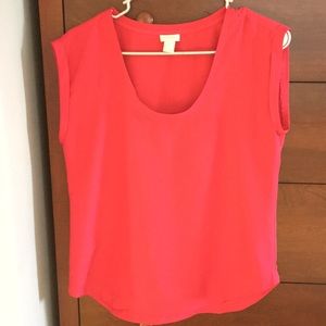 Pink jcrew blouse